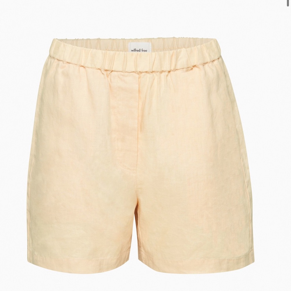 Aritzia Wilfred Free Breeze Linen 5” Shorts